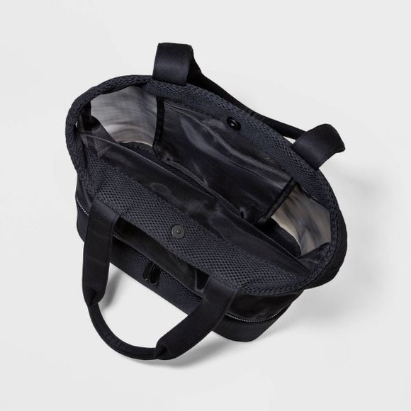 Black shady tote big bag - Picture 3 of 4